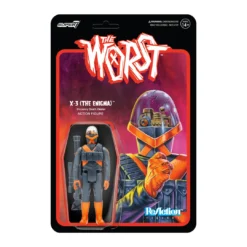 Super7 The Worst ReAction Figures Wave 3 - X-3 (The Enigma)