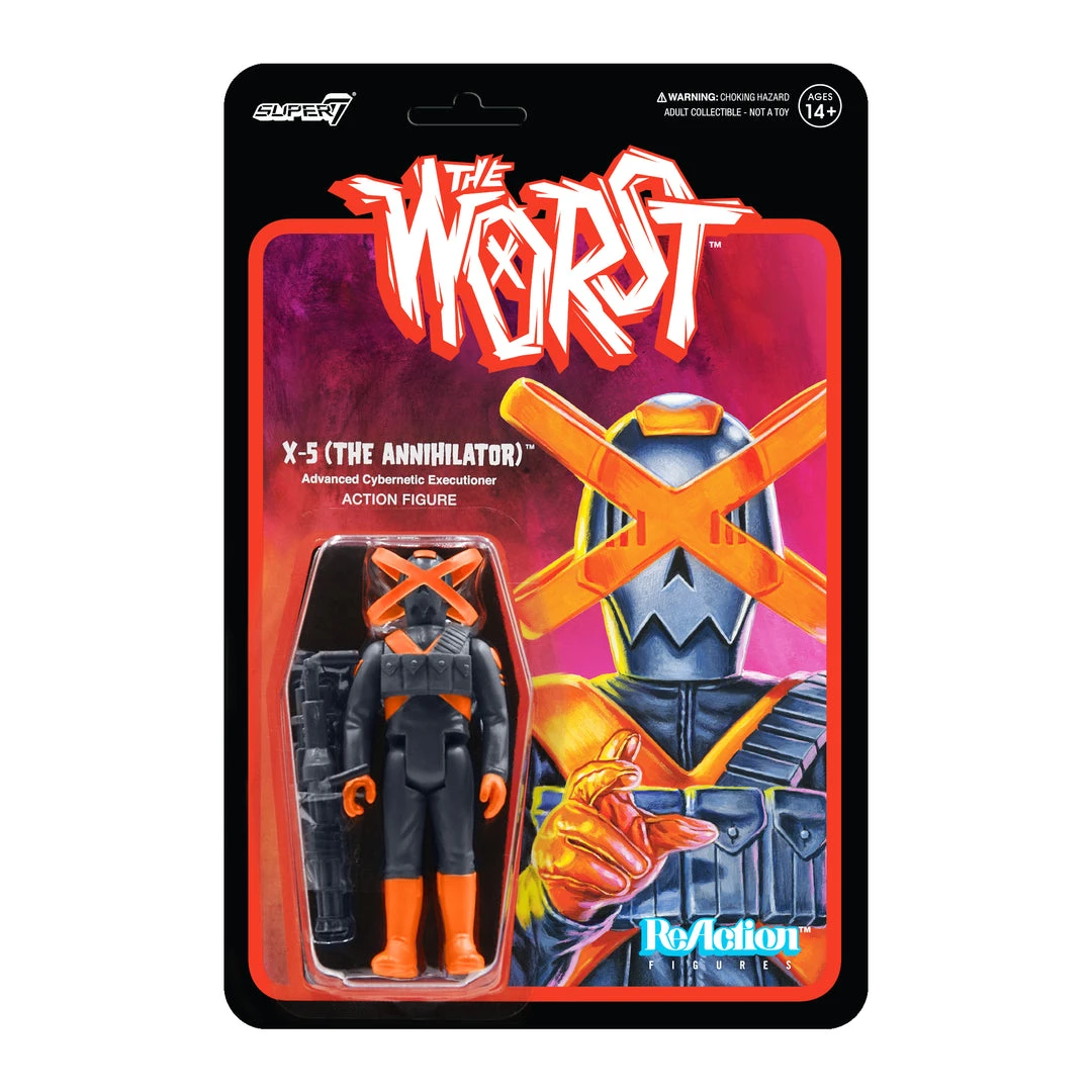 Super7 The Worst ReAction Figures Wave 3 - X-Series (Full Set) 8 Super7 The Worst ReAction Figures Wave 3 - X-Series (Full Set)