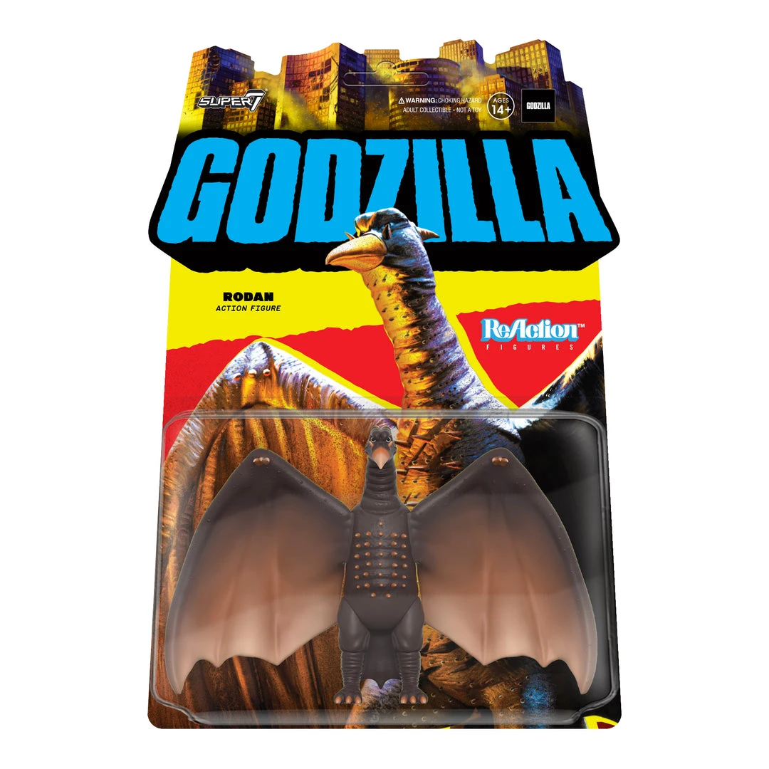 Super7 Godzilla Toho ReAction Figure Wave 1 - Rodan 3 Super7 Godzilla Toho ReAction Figure Wave 1 - Rodan