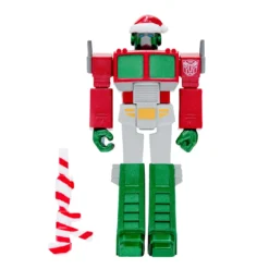 Super7 Transformers ReAction Figure - Optimus Santa Movies & TV