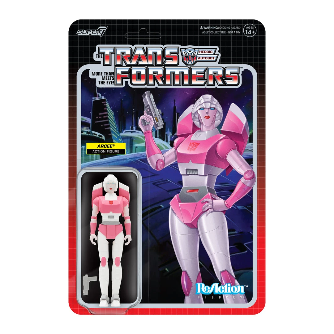 Super7 Animation Transformers ReAction Figure Wave 5 - Arcee 3 Super7 Animation Transformers ReAction Figure Wave 5 - Arcee