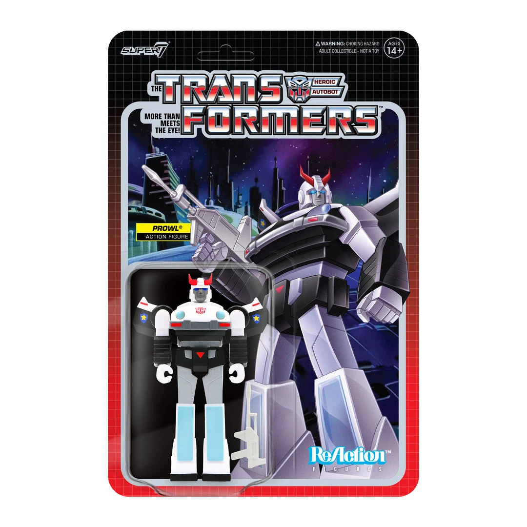 Super7 Animation Transformers ReAction Figure Wave 5 - Prowl 3 Super7 Animation Transformers ReAction Figure Wave 5 - Prowl