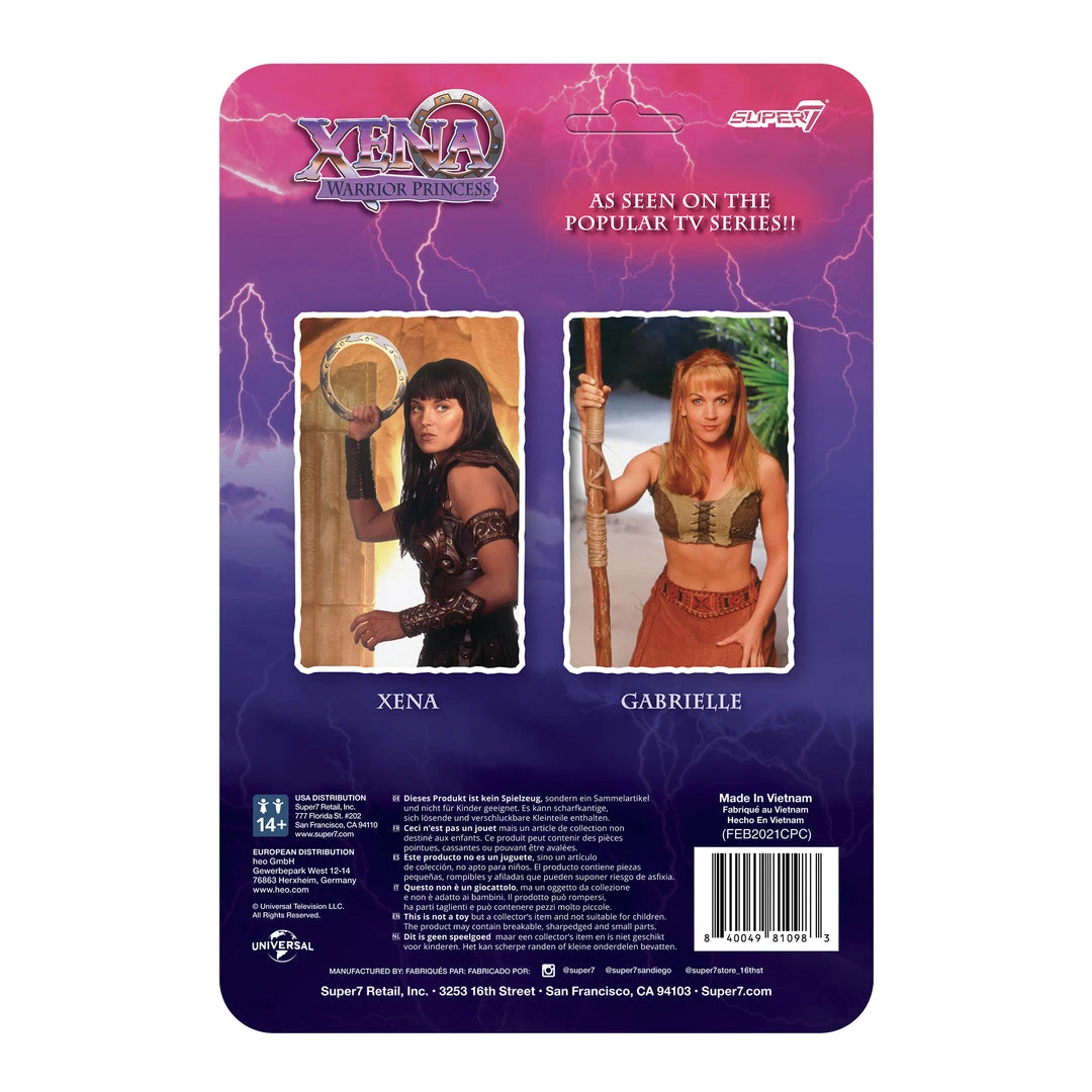 Super7 Xena: Warrior Princess ReAction Figure Wave 1 - Gabrielle Movies & TV 5 Super7 Xena: Warrior Princess ReAction Figure Wave 1 - Gabrielle Movies & TV