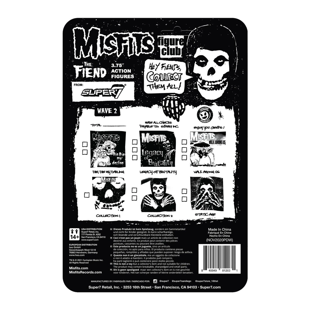 Super7 Music Misfits ReAction - Fiend Legacy Of Brutality (White) 5 Super7 Music Misfits ReAction - Fiend Legacy Of Brutality (White)