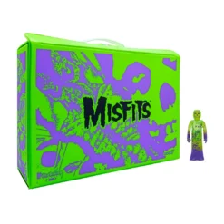 Super7 Music Misfits ReAction Figures - Carry Case With Fiend (Neon Green Purple)
