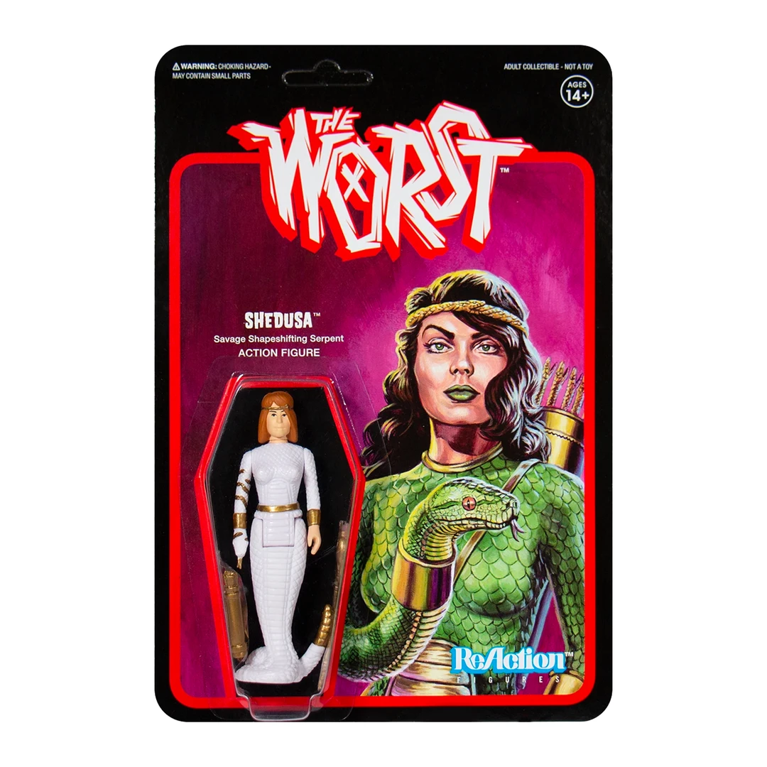 Super7 The Worst ReAction Figure - Snake Shedusa (Color 3) 3 Super7 The Worst ReAction Figure - Snake Shedusa (Color 3)