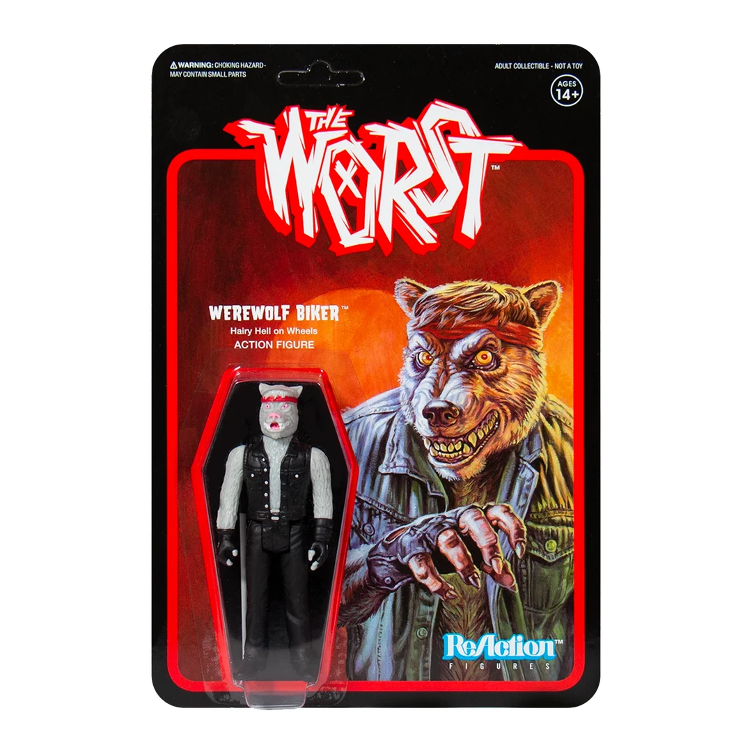 Super7 The Worst ReAction Figure - Werewolf Biker (Color 3) 3 Super7 The Worst ReAction Figure - Werewolf Biker (Color 3)
