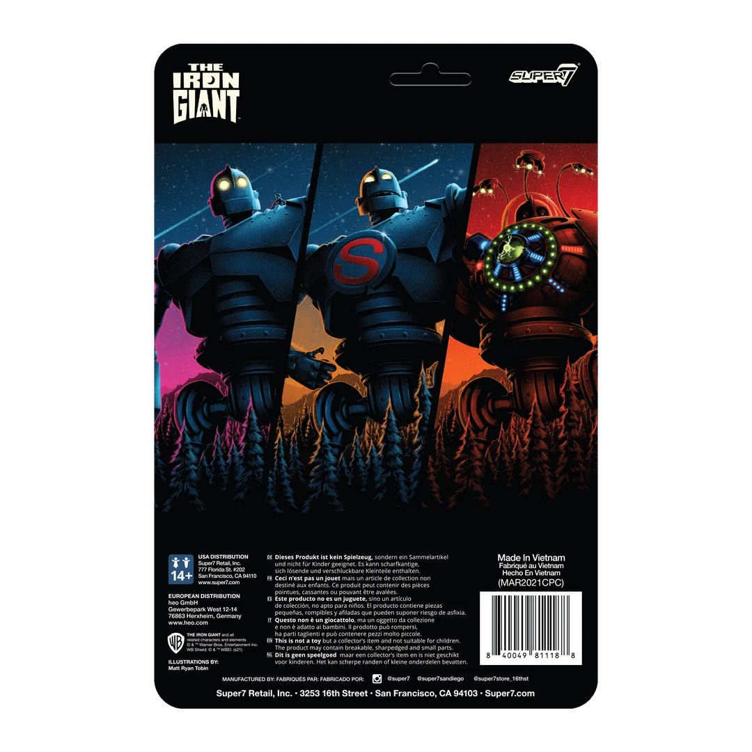 Super7 The Iron Giant ReAction Figure - Super Iron Giant 5 Super7 The Iron Giant ReAction Figure - Super Iron Giant