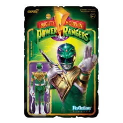 Super7 Mighty Morphin' Power Rangers Reaction Figure - Green Ranger (Battle Damaged)