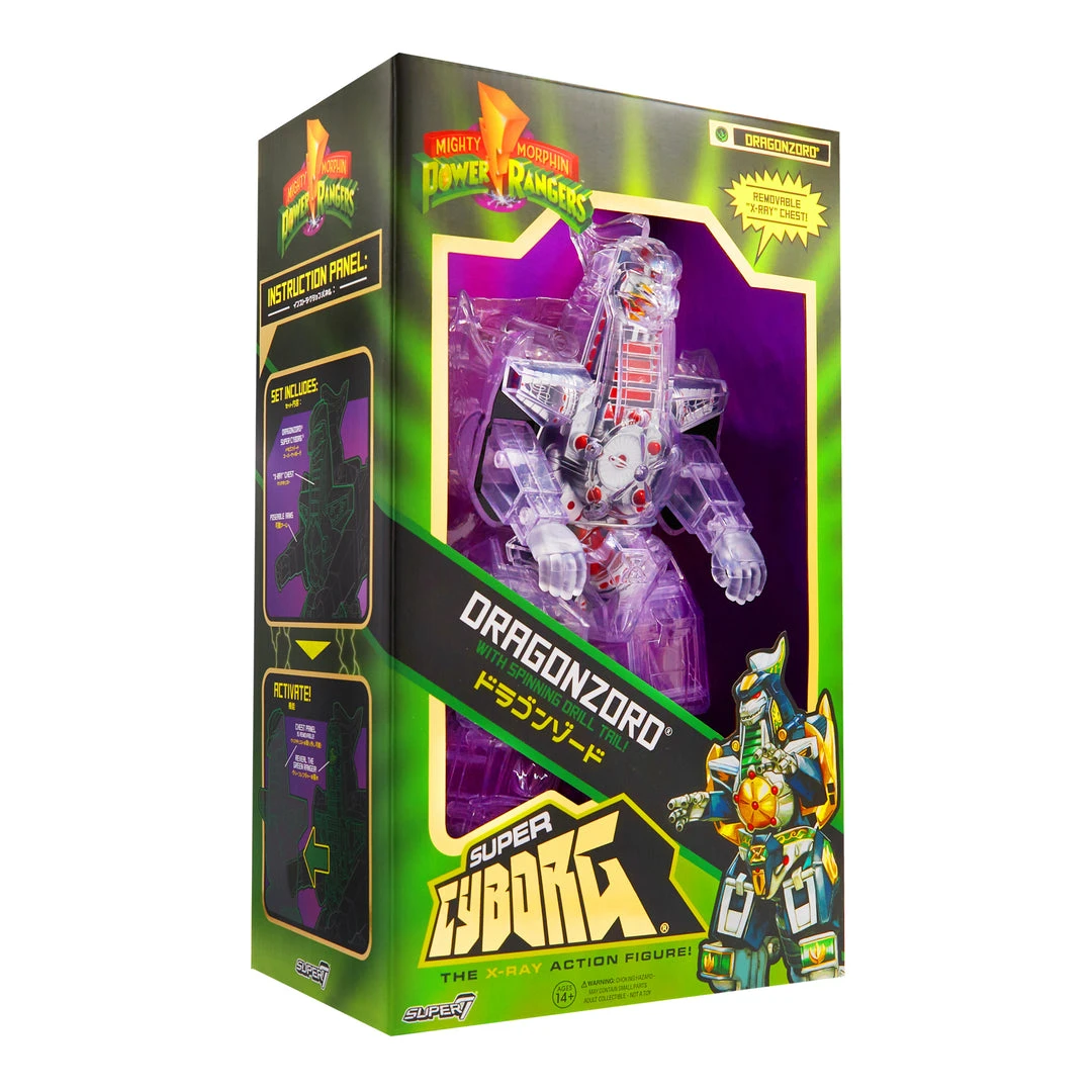 Super7 Mighty Morphin Power Rangers Super Cyborg - Dragonzord (Clear) 3 Super7 Mighty Morphin Power Rangers Super Cyborg - Dragonzord (Clear)