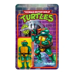 Super7 Movies & TV Teenage Mutant Ninja Turtles ReAction Figure - Michelangelo