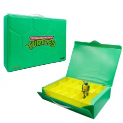 Super7 Teenage Mutant Ninja Turtles ReAction Figures - Carry Case With Michelangelo (Metallic) Movies & TV