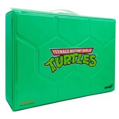 Super7 Teenage Mutant Ninja Turtles ReAction Figures - Carry Case With Michelangelo (Metallic) Movies & TV