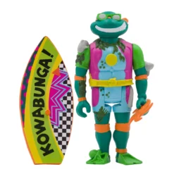 Super7 Teenage Mutant Ninja Turtles ReAction Figure Wave 3 - Sewer Surfer Michelangelo Animation 5 Super7 Teenage Mutant Ninja Turtles ReAction Figure Wave 3 - Sewer Surfer Michelangelo Animation