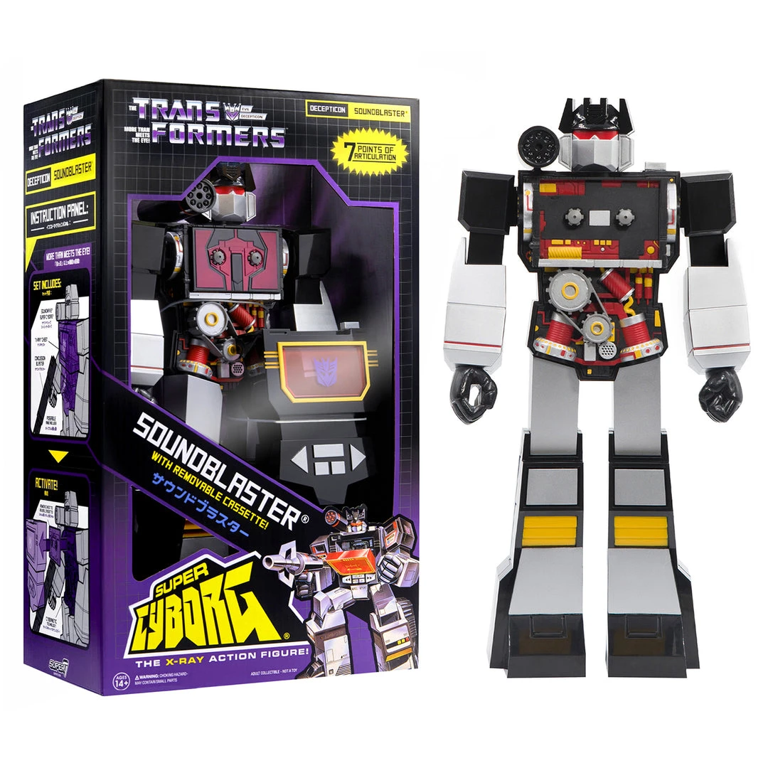 Super7 Transformers Super Cyborg - Soundwave (Soundblaster) 3 Super7 Transformers Super Cyborg - Soundwave (Soundblaster)