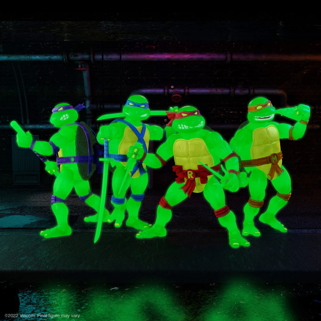 Teenage Mutant Ninja Turtles ULTIMATES! Mutagen Ooze Glow Figures (Super7 Exclusive) 4 Teenage Mutant Ninja Turtles ULTIMATES! Mutagen Ooze Glow Figures (Super7 Exclusive)